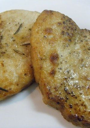A picture of Sautéed Swordfish with Rosemary.