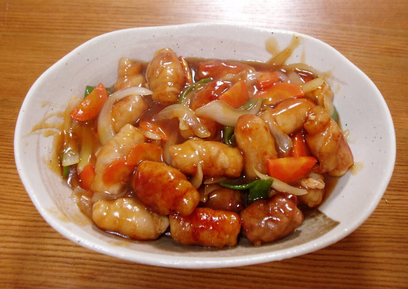 Rolled Sweet N' Sour Pork - No Deep Frying