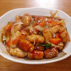 A picture of Rolled Sweet N' Sour Pork - No Deep Frying.