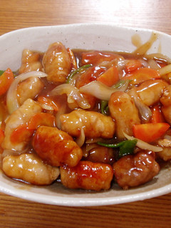 A picture of Rolled Sweet N' Sour Pork - No Deep Frying.