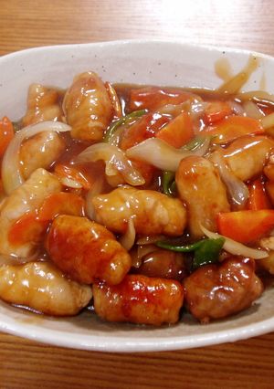 A picture of Rolled Sweet N' Sour Pork - No Deep Frying.