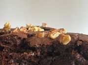 Una foto de brownie en freidora de aire