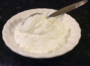 Una foto de Crema Chantilly (Chantillí)