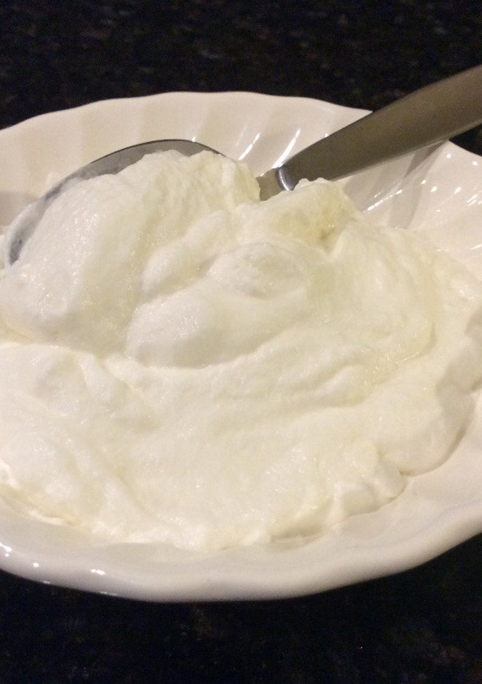 Una foto de Crema Chantilly (Chantillí)