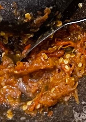 Foto resep Sambal terasi kukus / rebus jadul