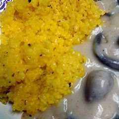 A picture of Parsley basil rice.