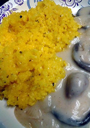 A picture of Parsley basil rice.