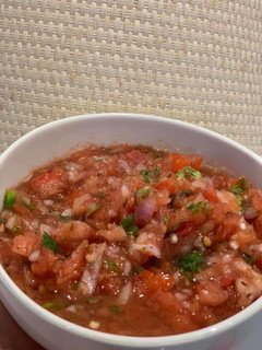 A picture of Tomato salsa.
