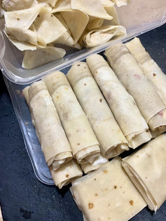 A picture of Freeze and make ~ Spring rolls.