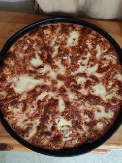 صورة لوصفة بيتزا بالخضار