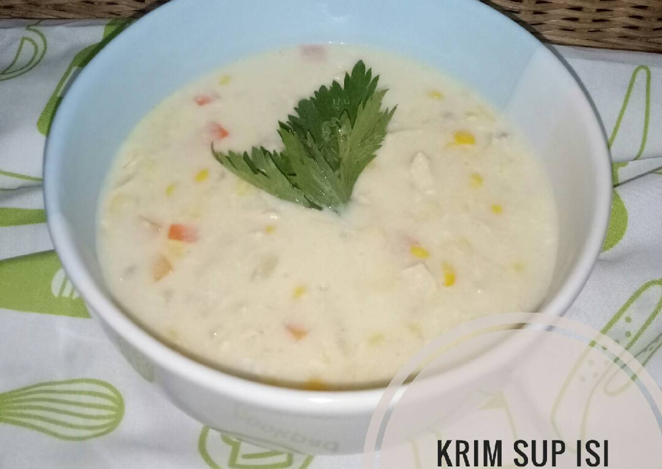 Krim Sup Isi (Jagung-Ayam-Keju)