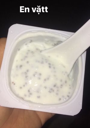 Hình của món Sữa chua hạt chia.