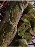 Matcha Green Tea Milk French Bread with White Chocolate
