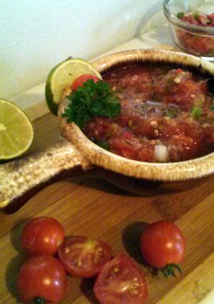 A picture of Fresh Garden Salsa.