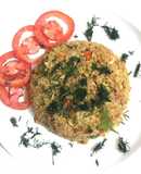 تونة بالبرغل (كبسة كذابة)