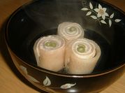 A picture of green beans dashi