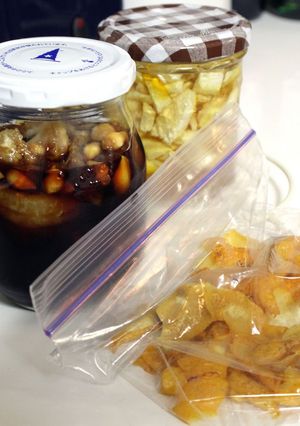 A picture of How to Preserve Yuzu: Frozen Peels, Yuzu Ponzu Sauce, and Yuzu Tea.