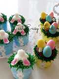 Cara Menghias CUPCAKE dengan FONDANT & BUTTERCREAM Tanpa Spuit