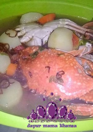 Foto resep Sup kepiting segar dengan bahan rempah