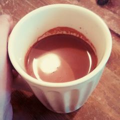A picture of Healthy hot cocoa.