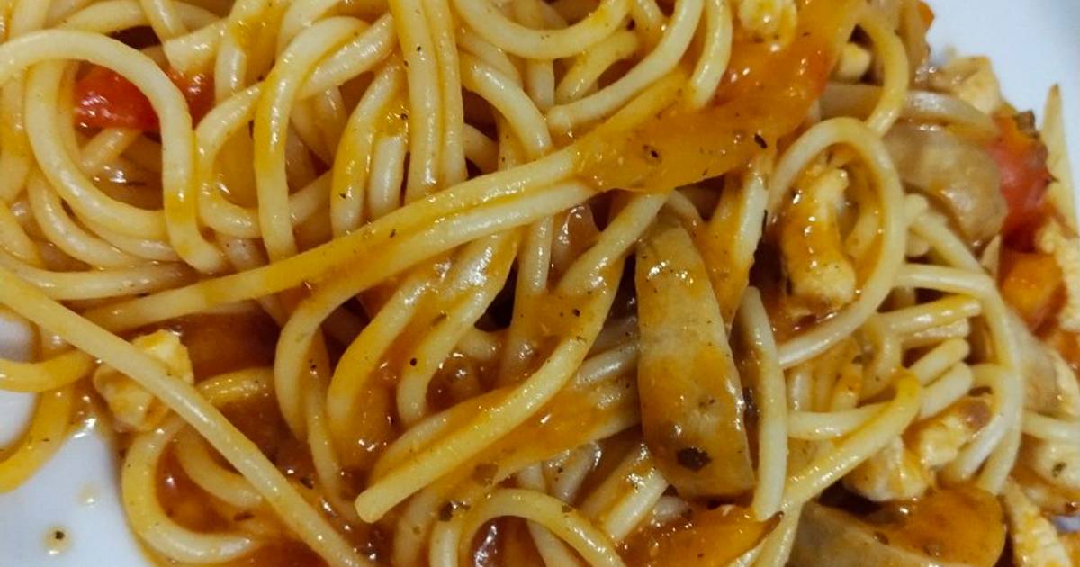  Resep Spaghetti chicken mushroom  oleh Shearbi Nineshe 