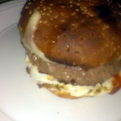 A picture of Delicious Swiss Dijon burgers.