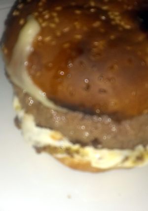 A picture of Delicious Swiss Dijon burgers.