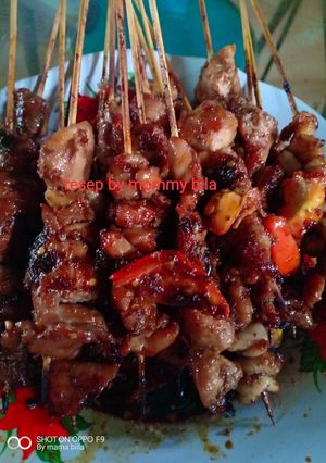 Foto resep Sate ayam kuah kecap