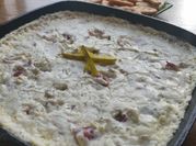 A picture of dried beef with cheese