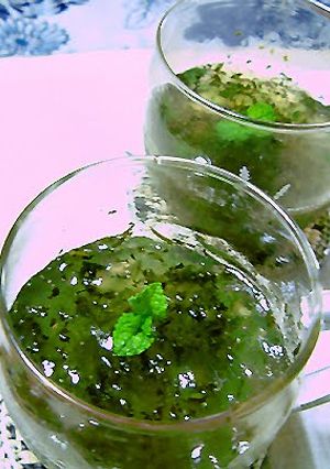A picture of Shiso Leaves Dessert.