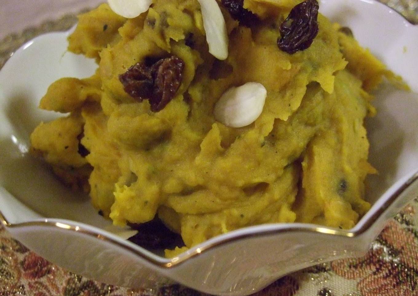 Mayo-Free! Sweet Potato and Kabocha Squash Salad