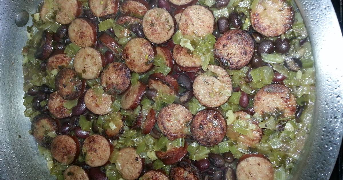 Red Beans & Rice with Kielbasa Recipe by Roxy Donat Cookpad