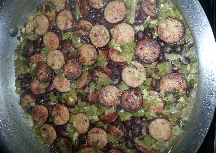 How to Prepare Super Quick Homemade Red Beans & Rice with Kielbasa