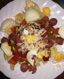 Alcachofas con salteado de verduras