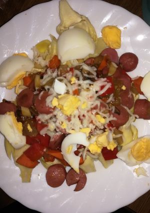Foto principal de Alcachofas con salteado de verduras