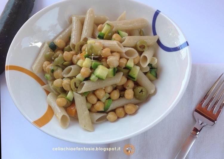 Pasta fredda riso e ceci - senza glutine