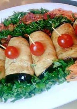 صورة لوصفة رول الباذنجان