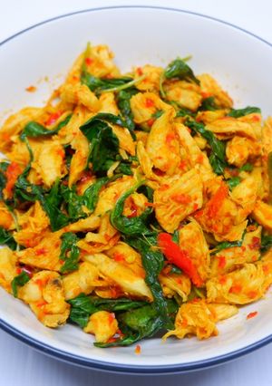Foto resep 11. Ayam Suwir Kemangi