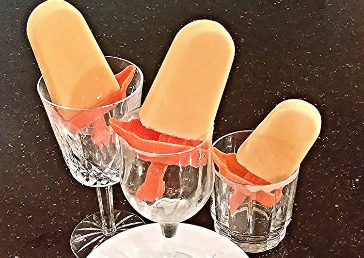 Recipe of Favorite Orange Cream Popsicles