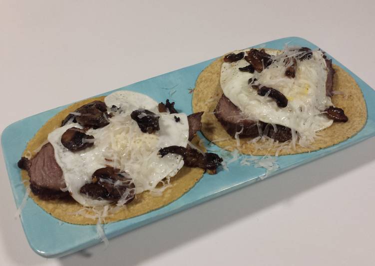 Recipe of Speedy Steak and Egg Tacos