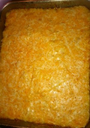 A picture of Cheesy Chicken & Rice.
