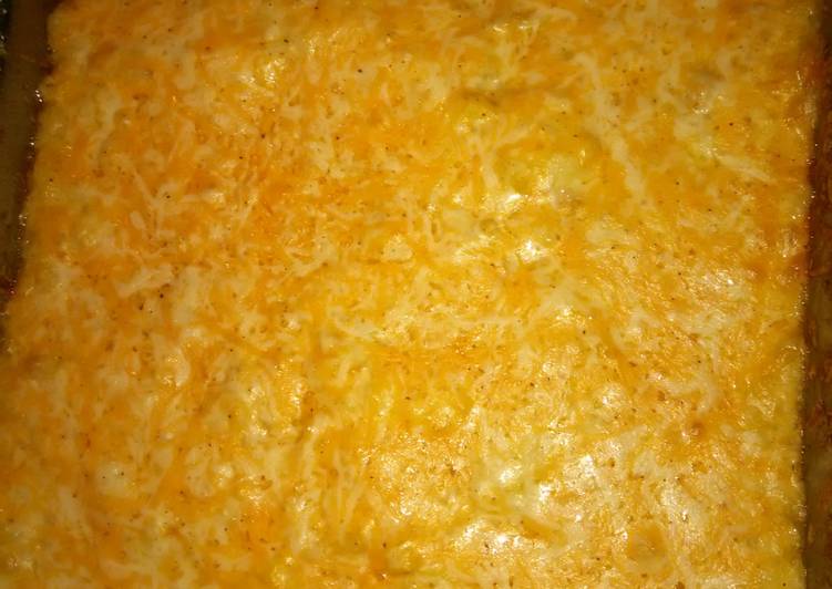 Recipe of Super Quick Homemade Cheesy Chicken &amp; Rice