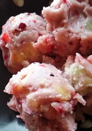 A picture of low calorie vegan almond milk ice cream.