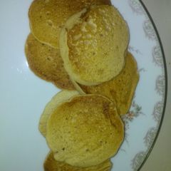A picture of Momma's cinnamon apple pancakes.