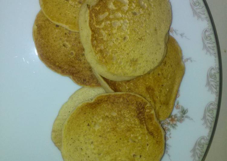 Steps to Make Homemade Momma&#39;s cinnamon apple pancakes