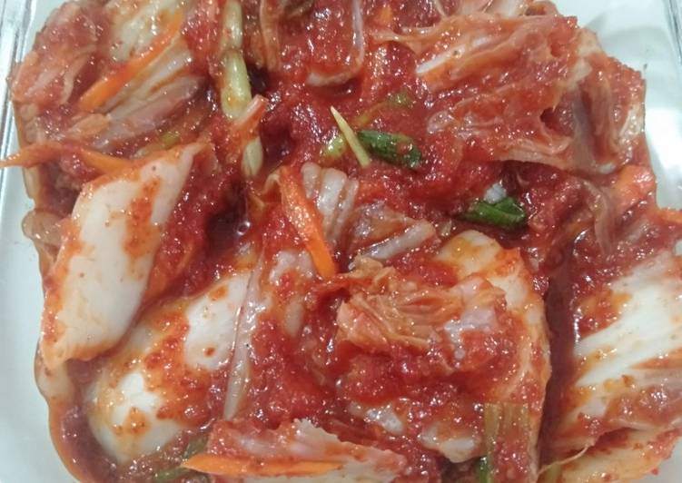 urutan Menyiapkan Kimchi home made Jadi, tidak cukup satu