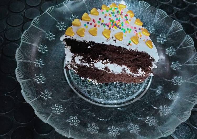 Steps to Prepare Quick Chocolate pastry cake
