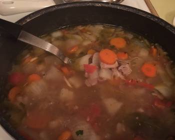 Fresh, Making Recipe LeftOver TurkeyVegetable Soup Most Delicious