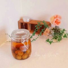 A picture of My Family's Umeshu Recipe with a Secret Step.