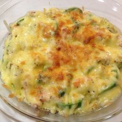 A picture of Easy ♪ Shrimp and Avocado Gratin.